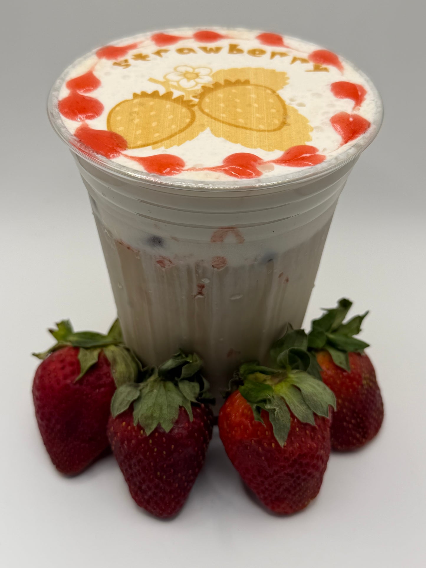 Strawberry Shortcake Ice Latte