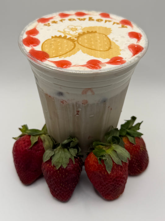 Strawberry Shortcake Ice Latte